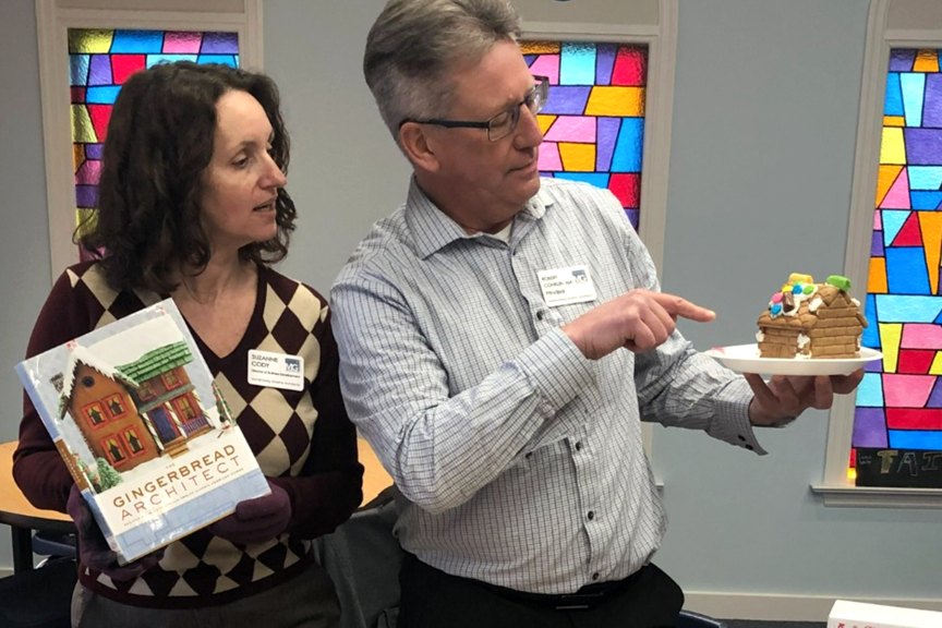 Volunteers Gingerbread Judging